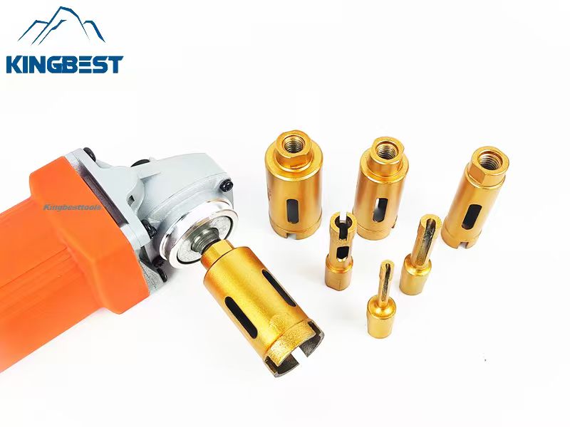 Sintered Diamond Drill Bits Granite Quartz Marble Diamond Bits For Angle Grinder 6mm-85mm Thread M10