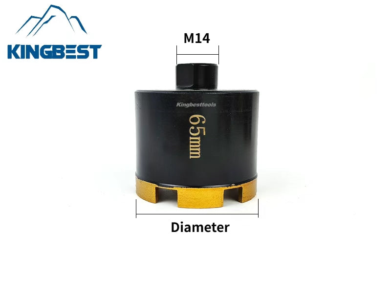 Sintered Diamond Drill Bits Granite Quartz Marble Diamond Bits For Angle Grinder M14