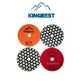 Dry Pads for Stone Super Fast 4 Steps Thicknessed Dry Polishing Pads 80mm