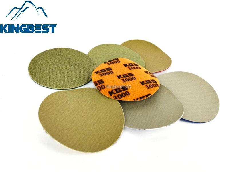 Super Thin KGS Dry Polishing Pads Diamond Discs Stone Sandpaper Granite Marble Pads Grit 50/100/200/400/800/1500/3000#（副本）
