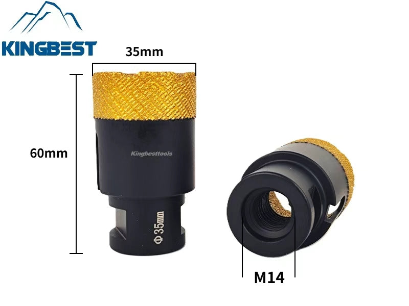 High segment Bits Brazed Diamond Bits Ordered Arrangement Drill Bit Hole Drilling Golden Segment