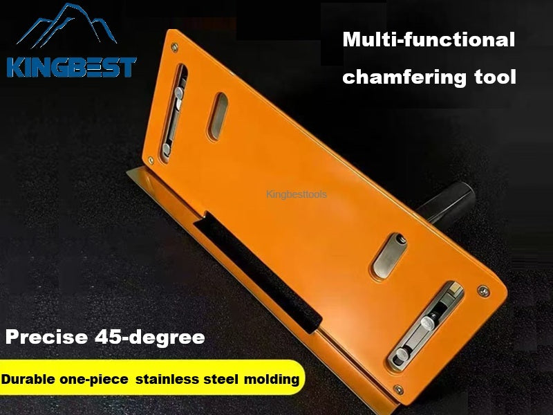 45 Degrees Plate Beveling Bracket Chamfering Bracket Stainless Steel One Piece Molding Tile Tools Multifunctional Plate Free Shipping