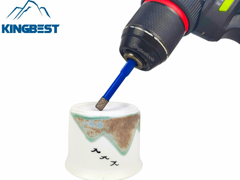 Diamond Drill Bits with Hex Shank Mini Drill Bits Hole Drilling for Ceramics Tiles Porcelain Granite Marble Stone