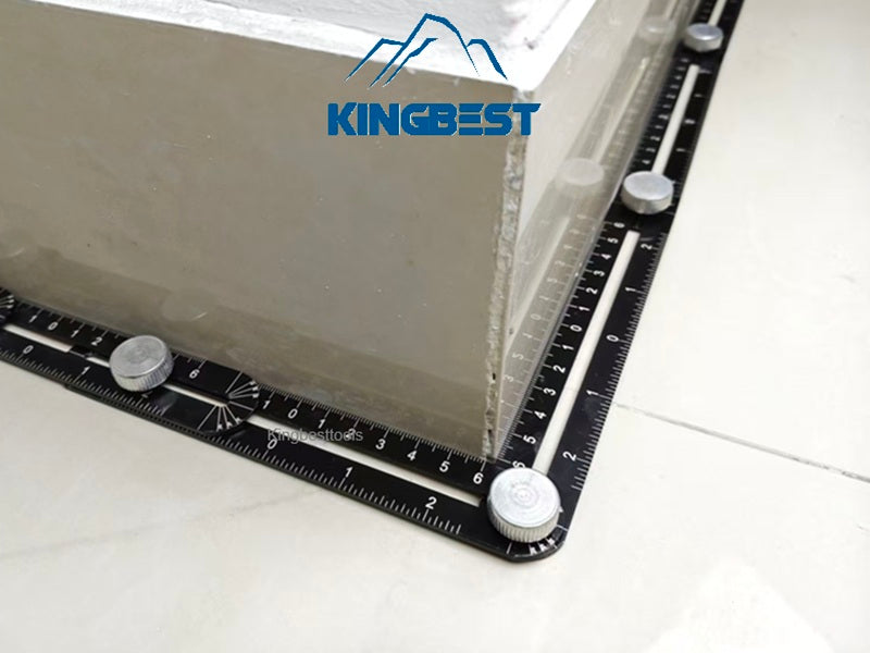 Universal Hole Positioner Locator with 12-Fold Ruler Irregular Shapes Tools Free Shipping