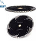 Diamond Blade with Slanted Protective Teeth for Cutting Hard Stone Straight Cutting Blades Slotting and Grinding Discs for Granite Stone