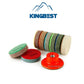 2 inch Wet Polishing Pads Sponge Pads Sandpapers For Granite Marble Quartz ~~Backer for free