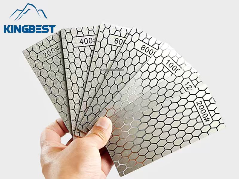 Professional Diamond Knives Sharpening Stone Ultra-thin Honeycomb Surface Whetstones Tool