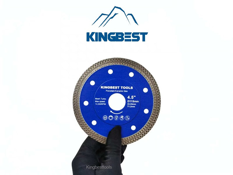 Blue Sharp Diamond Saw Blades With Central Hole 22.23mm