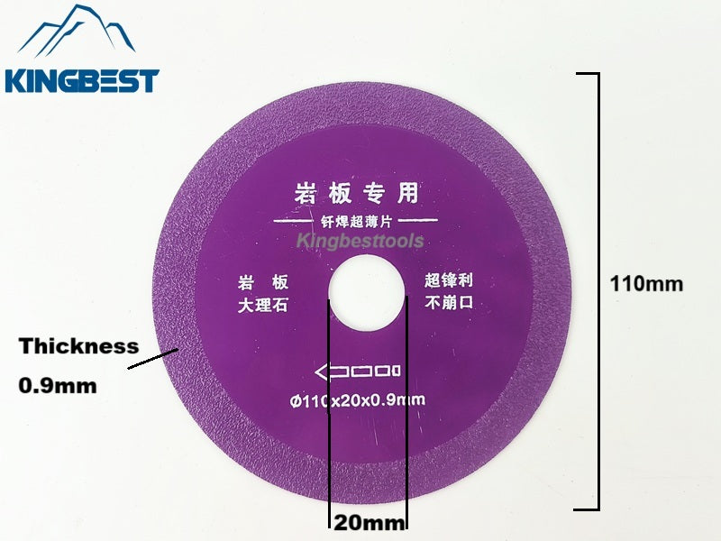 Purple Cutting Blade for Marble 100mm and 110mm