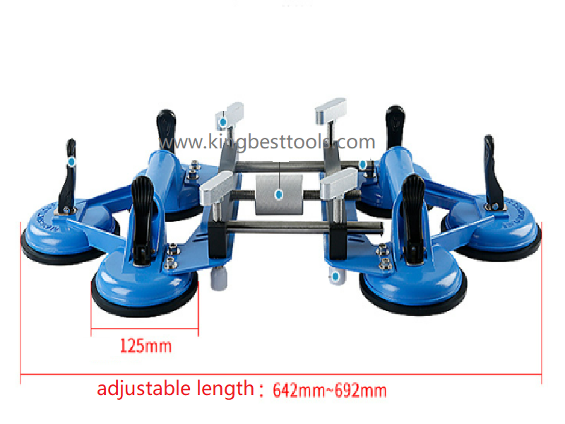 6 Heads Gap Adjustable Suction Cups