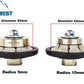 Diamond Hand Profile Router Bits Vacuum Brazed Wheel Granite Marble Stone Grinding Bits M14 5/8-11 Thread
