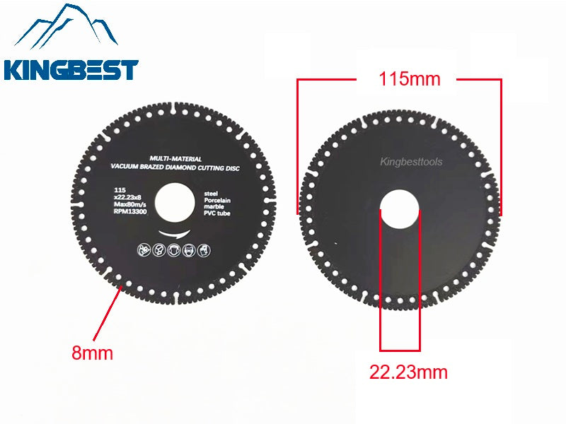 Multi Cutting Discs Steel Cutting Tools Blades PVC Tube Cutting Marble Cutting Porcelain Discs