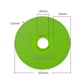 1 PC Free Shipping!!! Green Disc For Porcelain 100mm