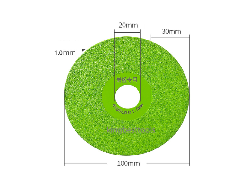 1 PC Free Shipping!!! Green Disc For Porcelain 100mm