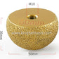 Diamond Vacuum Brazed Round Grinding Head Abrasive Tools For Stones Hemisphere Heads 30mm/40mm/50mm