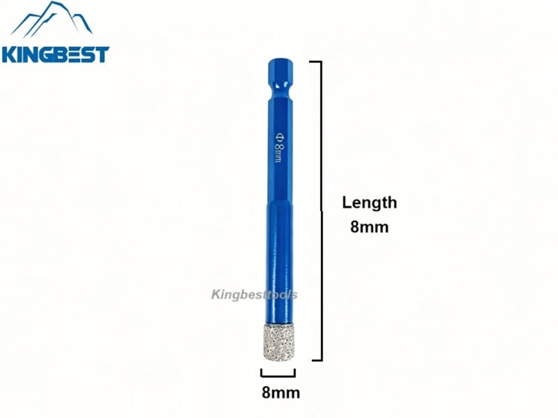 Diamond Drill Bits with Hex Shank Mini Drill Bits Hole Drilling for Ceramics Tiles Porcelain Granite Marble Stone