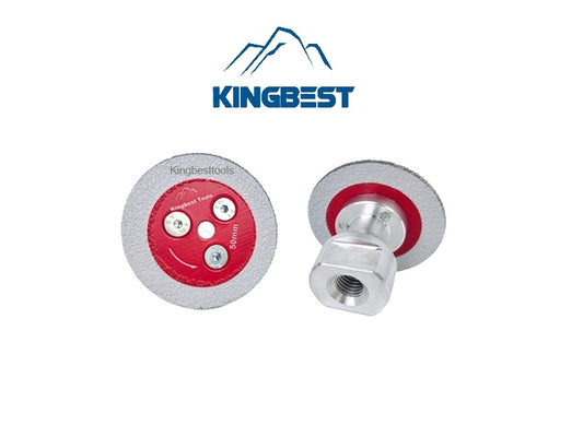 2 inch 50mm Brazed Diamond Discs Cutting Discs Mini Blades For Wet and Dry Cutting Flange removable Discs
