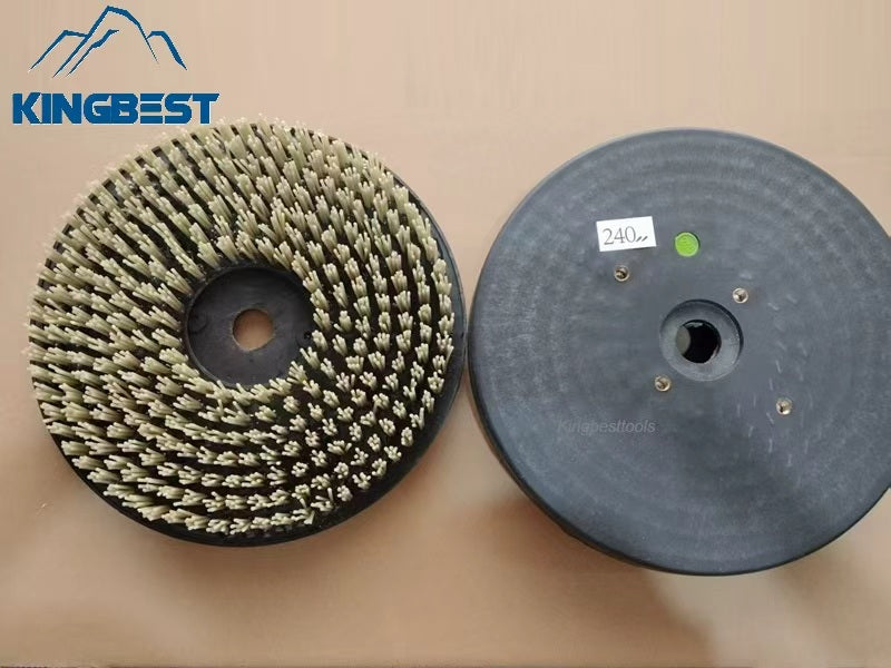 Diamond Brush for Leather Finish Stone Leather Brushes for Granite Stone Marble Floor Cleaning Stone Brushes Stone Abrasive Tools