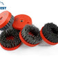Round Antique Brush Stainless Steel Rope Grinding Brushes Renovation Brushes Stone Cleaning Tools