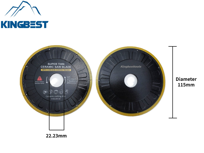 Super Thin Ceramic Saw Blade Industrial Cutting Discs for Porcelain Tiles Cutting Disc Saw Blades Dry and Wet Cutting