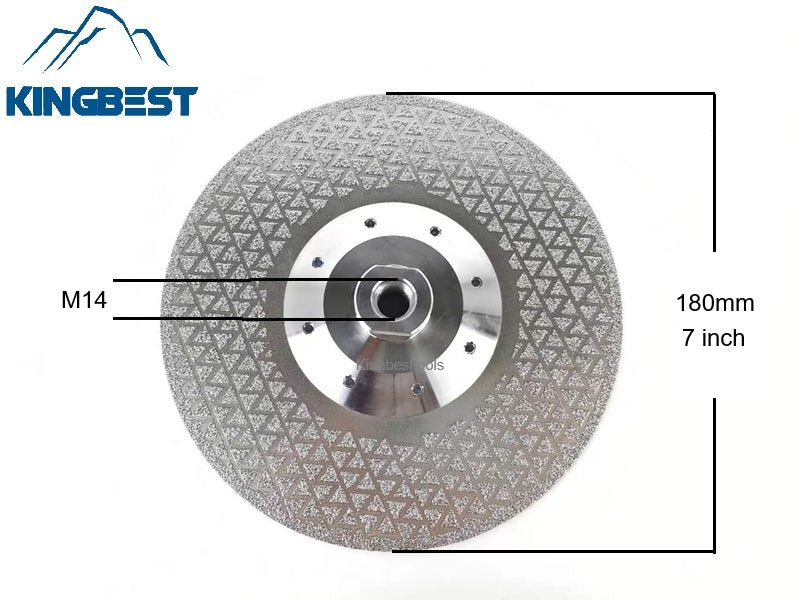 Brazed discs Universal Diamond Blades Dual Sides Star Blade  with Flange M14