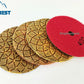 4"100mm Wet Diamond Polishing Pads Lotus-shaped Abrasive Pads