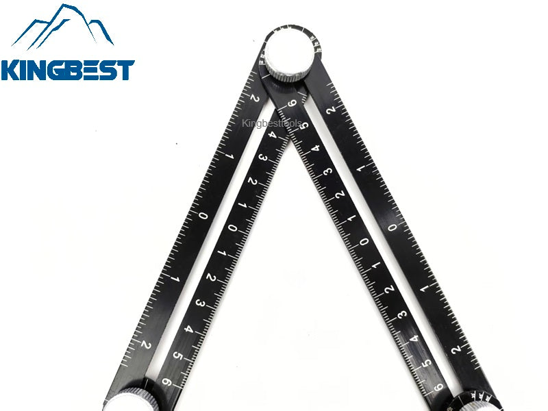 Universal Hole Positioner Locator with 12-Fold Ruler Irregular Shapes Tools Free Shipping