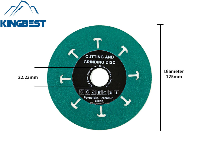 New ! Disc For Porcelain Cutting Grinding Widen Blade Disc for Sintered Stone Dekton Tiles