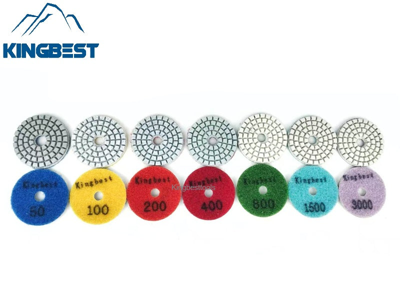 2 inch Wet Polishing Pads Sandpapers Polishing Pads for Stone Handicraft Stone Craft Pads~~Backer for free