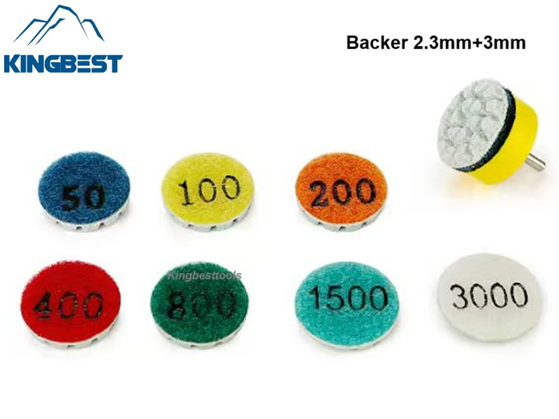 1 inch Wet Polishing Pads Grinding Discs For Jade Agate Marble Pads