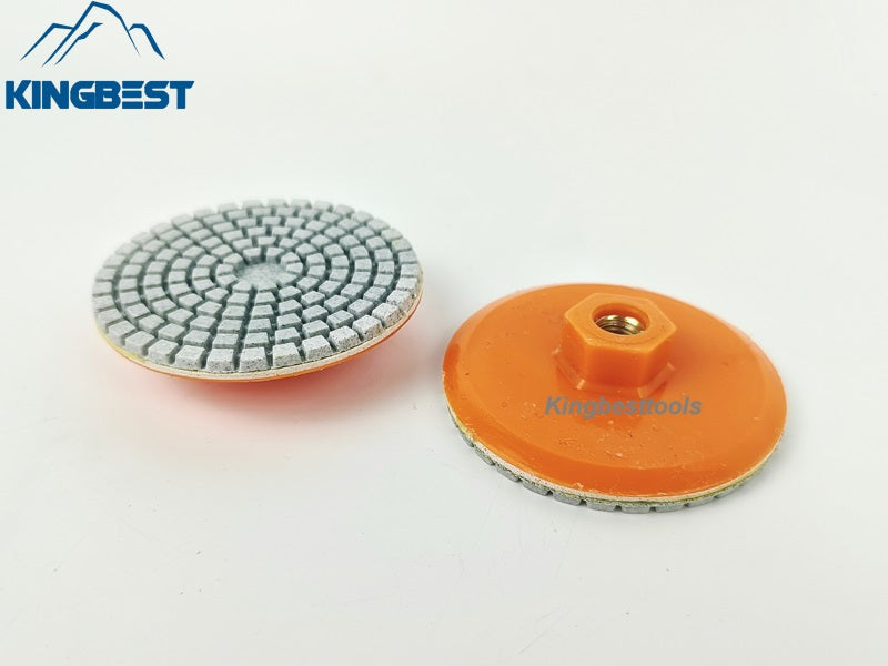 3inch 80mm Wet Polishing Pads Integrated Polishing Pads Edge Repairing Pads for Stone Concrete Marble Angle Grinder