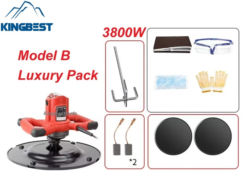 Electric Powerful Trowel Wall Floor Smoothing Machine Handle Cement Finishing Machine-Free Shipping