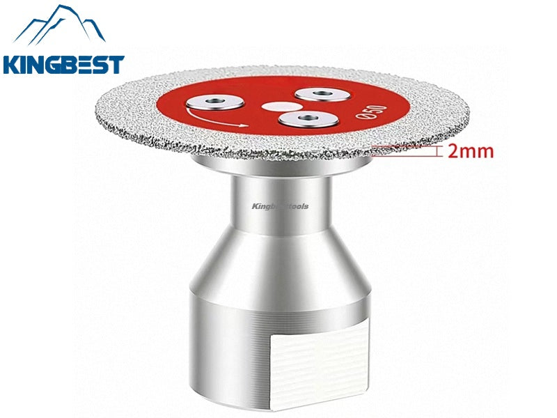 2 inch 50mm Brazed Diamond Discs Cutting Discs Mini Blades For Wet and Dry Cutting Flange removable Discs