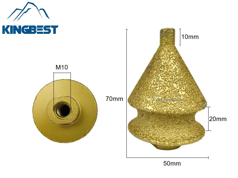 Diamond Chamfer Drill Bits Enlarged Hole Saw Milling Tile Cutter Opener Sharp Round Grinding Wheels Edge Grinding Tools