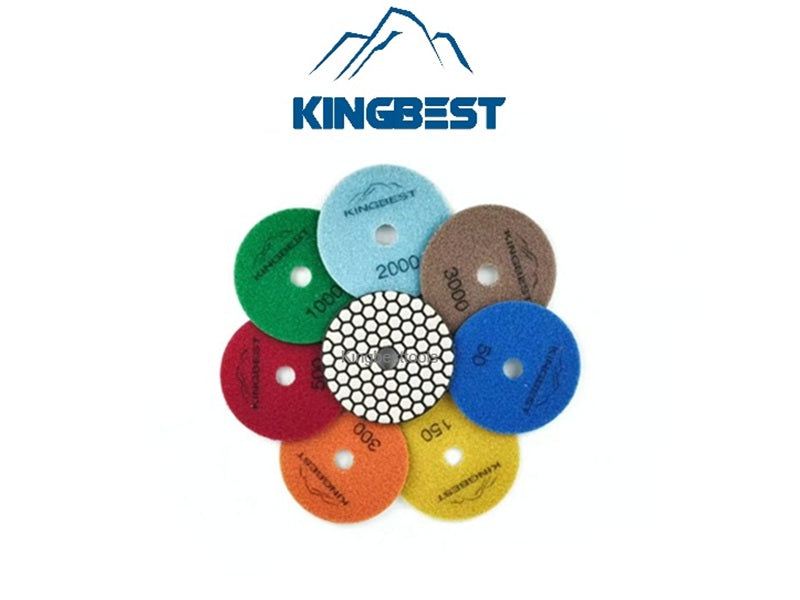 Dry Polishing Pads Stone Surface Finishing Stone Polishing Tools Sandpapers For Polishing 4inch 100mm