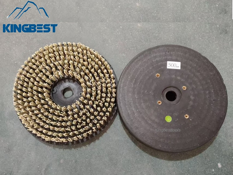 Diamond Brush for Leather Finish Stone Leather Brushes for Granite Stone Marble Floor Cleaning Stone Brushes Stone Abrasive Tools