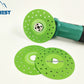 Multi-hole Design Green Cutting Disc For Dekton Porcelain Sintered Stone Super Thin Saw Blade 5"/115mmx22.23mm