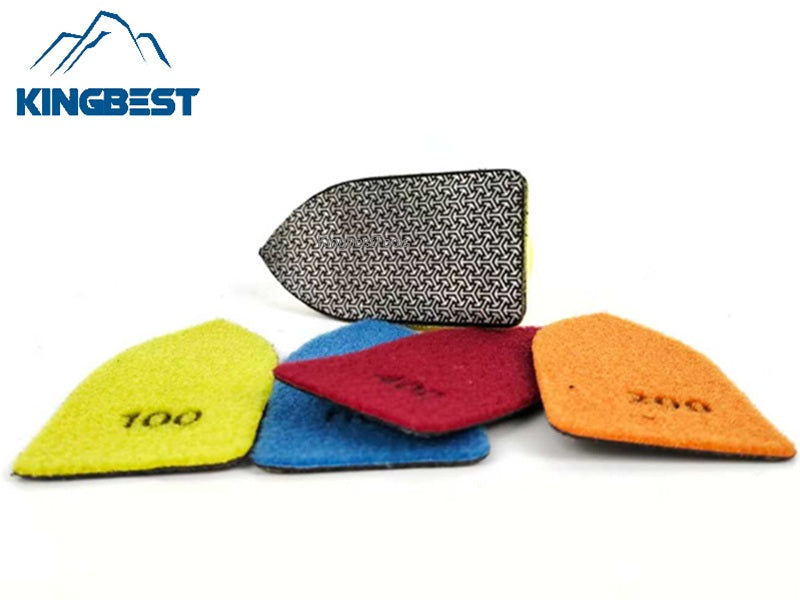 وسادات تلميع الماس المطلية كهربائيًا بمقبض - مقبض مجاني