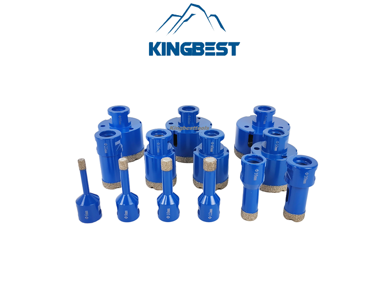 M14 Brazed Diamond Ordered Arrangement Drill Bit Hole Openers for Porcelain Dekton Tiles Ceramics Marble Granite