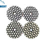 Dry Pads for Stone Super Fast 4 Steps Thicknessed Dry Polishing Pads 80mm