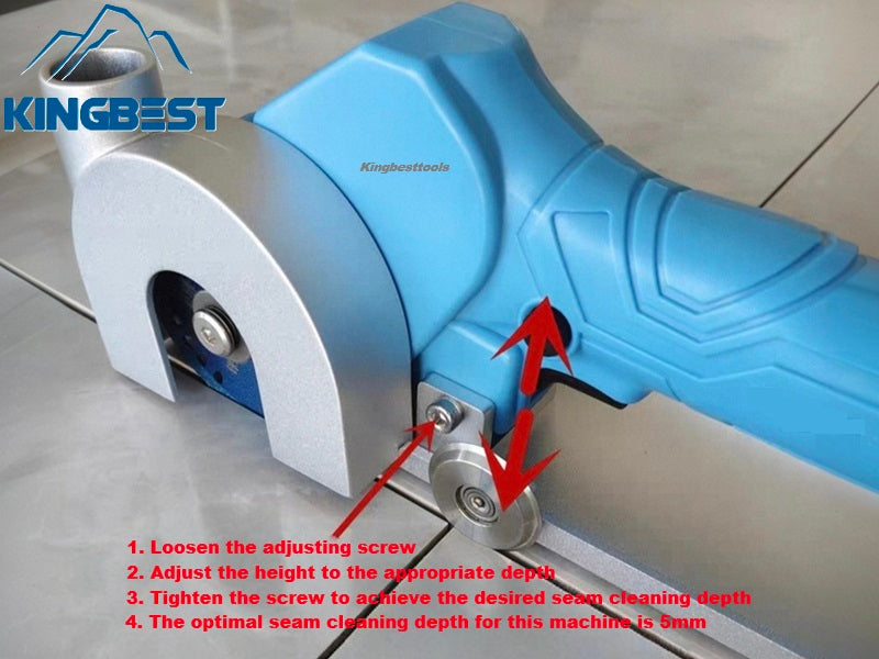 Split-type Brushless Battery Seam Cutter Seam Cleaner Gap Cleaning Machine-Free shipping