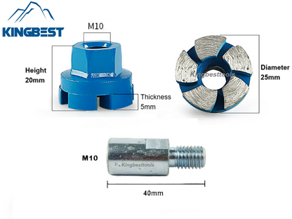 Diamond Flat Grinding Head Granite Stone Cobblestone Flower Pot Bottom Cleaning Grinding Disc Angle Grinder Small Grinding Disc