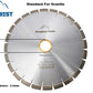 Diamond Big Saw Blades CNC Cutting Blades Stone Blades Standard and Silent Big Cutting Discs for Porcelain/Marble/Granite/Quartz 350mm