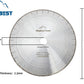 Ultra-thin Saw Blades For Porcelain Silent Cutting Blades for Sintered Stone Porcelain Dekton 17inch 450mm Thickness only 2.2mm