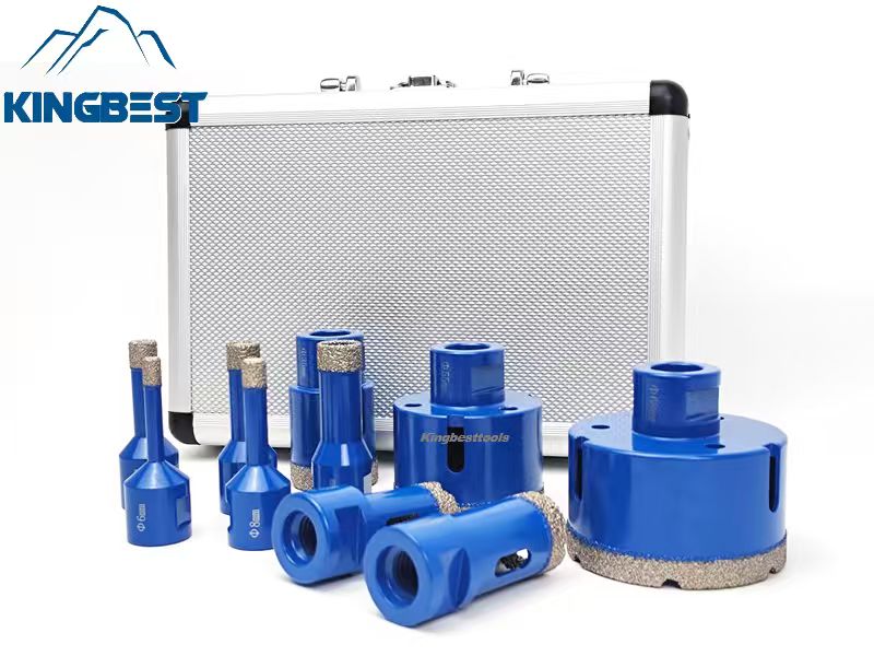 Diamond Core Drill Bit Set  10 pcs ~Free Shipping to US Mainland Only A01