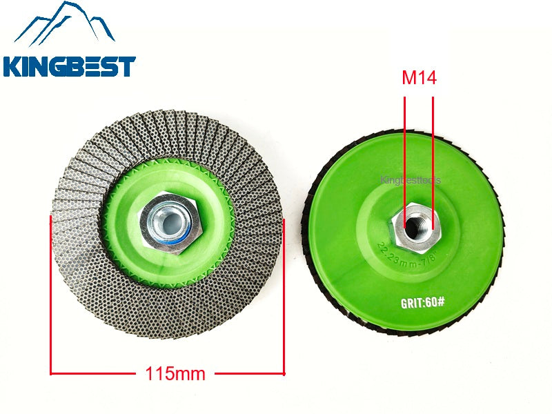 Diamond Flap Disc Diamond Electroplated Flap Grinding Wheel for Granite Marble Concrete Porcelain Tiles Ceramics