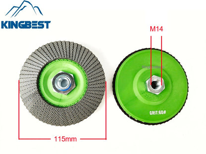 Diamond Flap Disc Diamond Electroplated Flap Grinding Wheel for Granite Marble Concrete Porcelain Tiles Ceramics