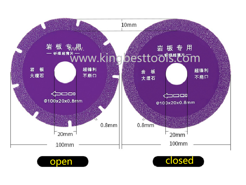 Purple Cutting Blade for Marble 100mm and 110mm
