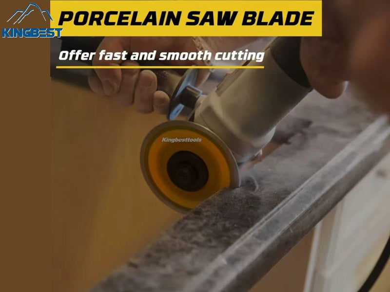 Yellow Diamond Cutting Blades with Flange for Marble Ceramic Turbo Saw Blade for Porcelain Sintered Stone Dekton Tile Cutting Disc