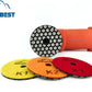 Dry Pads for Stone Super Fast 4 Steps Thicknessed Dry Polishing Pads 80mm